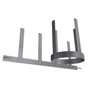 Edelstahlschornstein einwandig Abstandshalter DN 130 mm