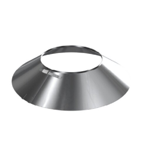 Edelstahlschornstein einwandig Wetterkragen DN 300 mm