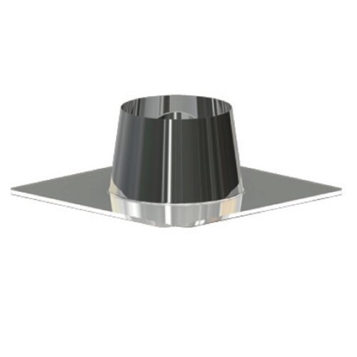 Edelstahl Flachdach Durchf&uuml;hrung 0&deg; DW 80 mm