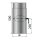 Rauchrohr Ofenrohr DN 150 mm L&auml;ngenelement mit Drosselklappe L/500 mm Senotherm schwarz