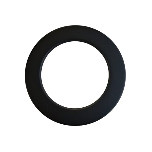 Rauchrohr Ofenrohr Wandblende DN 150 mm Randbreite 3 cm Senotherm schwarz