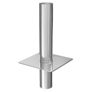 Schornsteinverl&auml;ngerung / Kaminverl&auml;ngerung EW 500 mm DN 120 mm Standard 0,5 mm