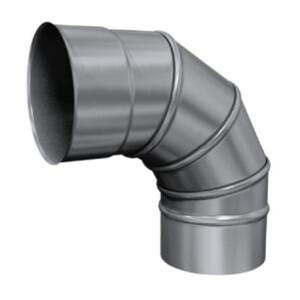 Edelstahlschornstein einwandig Bogen verstellbar 0-90&deg; DN 250 mm Standard 0,5 mm