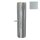 ZEN Schornstein L&auml;ngenelement 1000 mm mit intergr. verstellbaren Wandhalter DW 150 mm Edelstahl matt geb&uuml;rstet