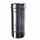 Edelstahl Luft-Abgas-System konzentrisch L&auml;ngenelement 500 mm DN 60/100 mm 0,4 mm