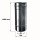 Edelstahl Luft-Abgas-System konzentrisch L&auml;ngenelement 500 mm DN 60/100 mm 0,4 mm