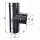 Edelstahl LAS konzentrisch T-Stück 87° DN 60/100 mm 0,4 mm