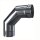 Edelstahl Luft-Abgas-System konzentrisch Bogen 90&deg; DN 80/125 mm 0,4 mm