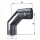 Edelstahl Luft-Abgas-System konzentrisch Bogen 90&deg; DN 80/125 mm 0,5 mm