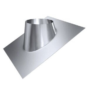 Edelstahl Luft-Abgas-System konzentrisch Dachdurchf&uuml;hrung 20&deg; - 35&deg; DN 125 mm
