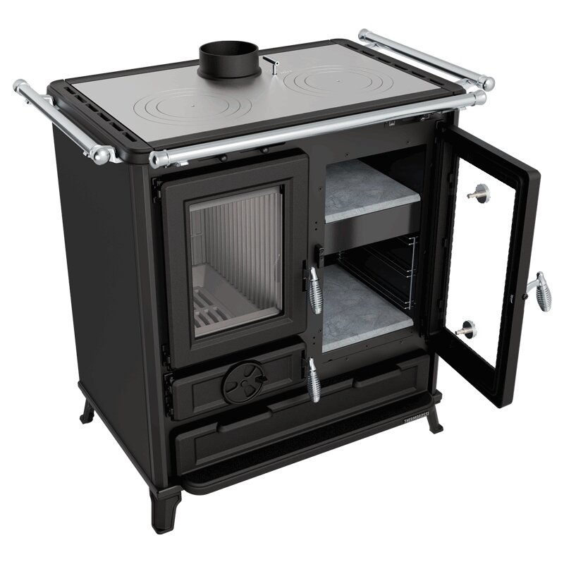 Thermorossi Klarrisa Evo Küchenofen mit Backfach & Gusskochplatte – 8,2 kW