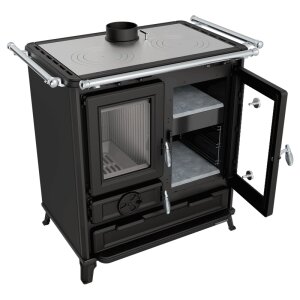 Thermorossi Klarrisa Evo K&uuml;chenofen &ndash; Holzherd mit Backfach &amp; Gusskochplatte 8,2 kW