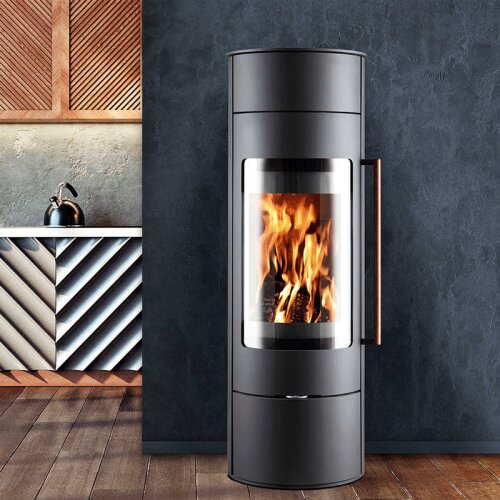 Kaminofen Novaline Aria 6 kW &ndash; drehbar mit Speicheroption
