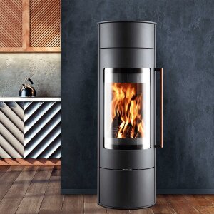 Kaminofen Novaline Aria 6 kW &ndash; drehbar mit Speicheroption