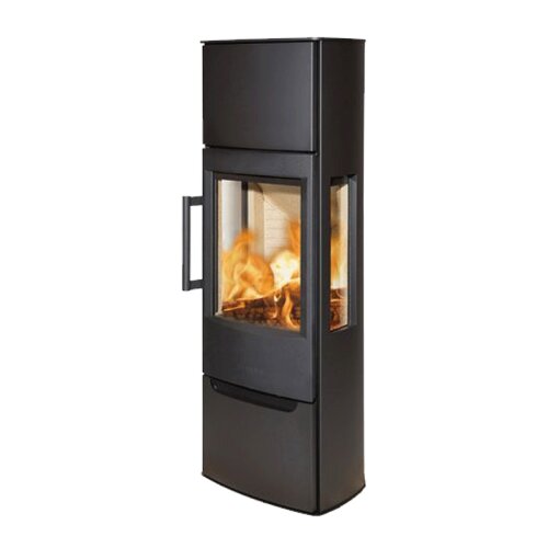 WIKING Miro 5 Kaminofen mit Seitenscheiben &amp; Holzfacht&uuml;r 4,9 kW