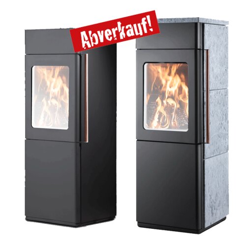 Kaminofen Novaline Eurohr Bellina 7 kW Stahl Schwarz