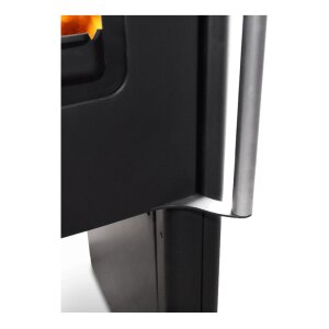 Kaminofen Novaline Bellano 8 kW &ndash; Stahl Schwarz oder mit Specksteinverkleidung