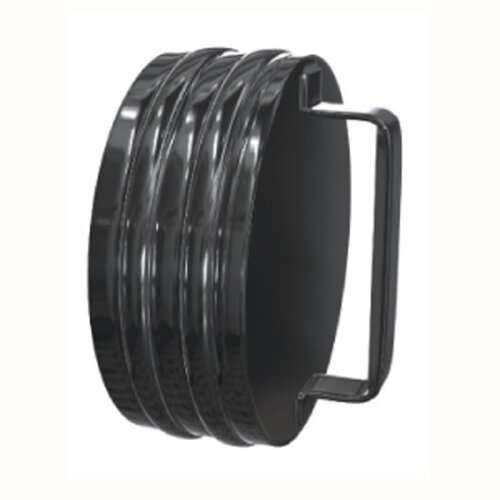 Edelstahlschornstein einwandig Blinddeckel f&uuml;r T-St&uuml;ck Standard 0,5 mm DN 130 mm