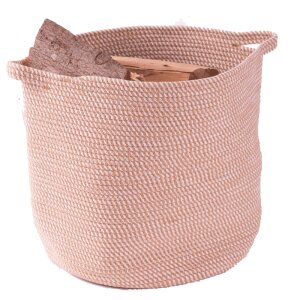 TermaTech Holzkorb Natur Baumwolle/Polyester mit...