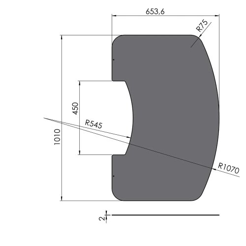 TermaTech Stahlbodenplatte TT80 &ndash; passgenaue Form, pulverbeschichtet