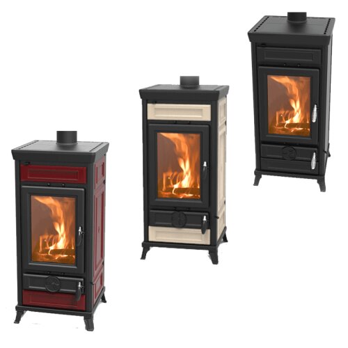 Thermorossi Vittoria EVO 5 &ndash; Guss-Holzofen mit 11  kW &amp; Speisenw&auml;rmer