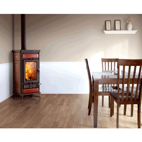 Thermorossi Vittoria EVO5 &ndash; Guss-Holzofen mit 13,2 kW &amp; Speisenw&auml;rmer
