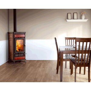 Thermorossi Vittoria EVO5 &ndash; Guss-Holzofen mit 13,2 kW &amp; Speisenw&auml;rmer