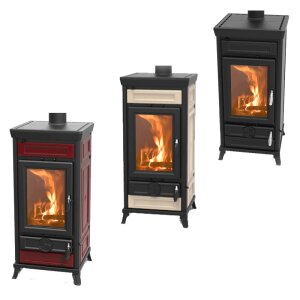 Thermorossi Vittoria EVO5 &ndash; Guss-Holzofen mit 13,2 kW &amp; Speisenw&auml;rmer