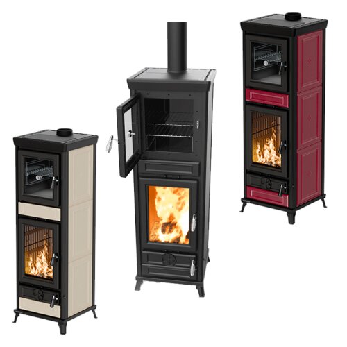 Thermorossi Anna EVO 5 Stahl &ndash; Holzofen mit Backfach &amp; 13,8 kW