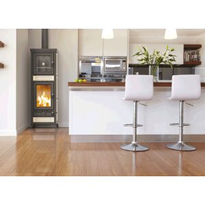 Thermorossi Anna EVO5 Stahl &ndash; Holzofen mit Backfach &amp; 13,8 kW