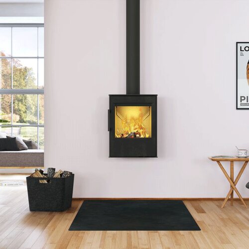 Wiking Mini 2 Kaminofen Wandh&auml;ngend 4,5  kW &ndash; Schwarz oder Grau