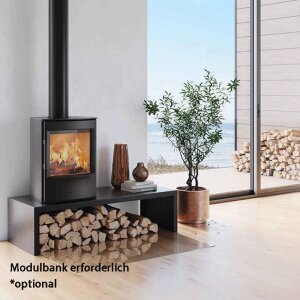 Wiking Mini 2 Kaminofen auf Sockel 4,5 kW &ndash; in Schwarz oder Grau