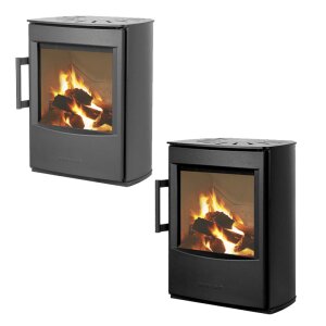 Wiking Mini 2 Kaminofen auf Sockel 4,5 kW &ndash; in Schwarz oder Grau