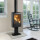 Wiking Miro 1 Kaminofen mit S&auml;ulenfu&szlig; &amp; Seitenscheiben &ndash; 4,9 kW in Schwarz oder Grau