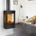 Wiking Miro 1 Kaminofen Wandh&auml;ngend mit Seitenscheiben &ndash; 4,9 kW in Schwarz oder Grau
