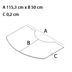 Wiking Vorlegeplatte Stahl schwarz f&uuml;r Maxi 6