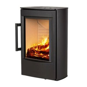 Wiking Miro 2 &ndash; Wandh&auml;ngender Design-Kaminofen in Schwarz oder Grau
