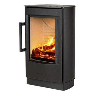 Wiking Miro 2 Kaminofen mit Sockel &ndash; 4,9 kW in Schwarz oder Grau