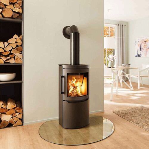 Wiking Mala 4 Kaminofen &ndash; Stahl Schwarz oder Grau, 4,5 kW