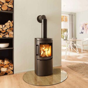 Wiking Mala 4 Kaminofen &ndash; Stahl Schwarz oder Grau, 4,5 kW