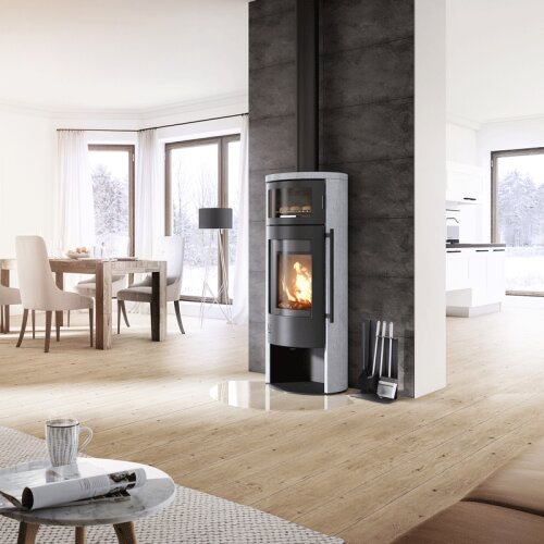 Drooff APRICA 2 Cook &ndash; Kaminofen mit Backfach &amp; 3 Verkleidungen
