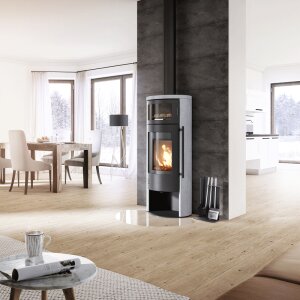 Drooff APRICA 2 Cook &ndash; Kaminofen mit Backfach &amp; 3 Verkleidungen