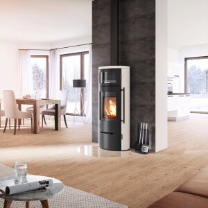 Drooff APRICA 2 Cook &ndash; Kaminofen mit Backfach &amp; 3 Verkleidungen