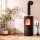 Drooff FARINI Kaminofen 6,0 kW &ndash; mit Naturstein-Topplatte &amp; Soft-Close-Holzfacht&uuml;r