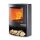 Kaminofen TermaTech TT22R Serie Stahl schwarz 7,5 kW – mit Holzfach oder auf Säule