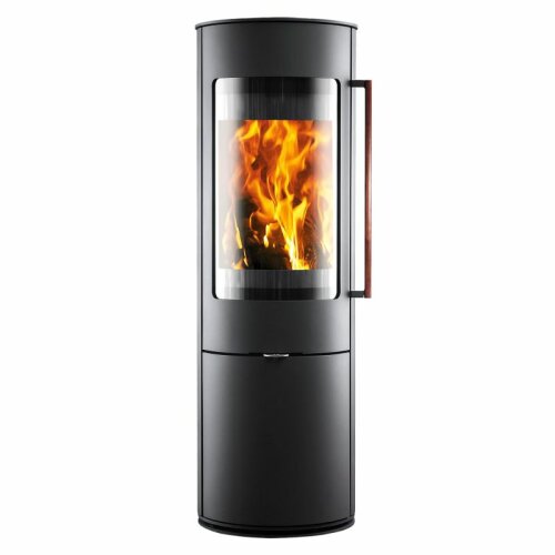 Kaminofen Novaline Aria Pura Stahl schwarz drehbar 6 kW