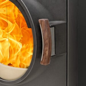 Kaminofen Austroflamm Clou Xtra 8 kW mit Gusst&uuml;r und W&auml;rmespeicher
