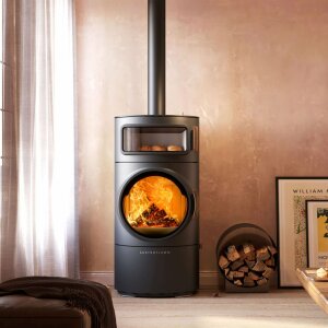 Kaminofen Austroflamm Clou Xtra Back mit Backfach und W&auml;rmespeicher 8 kW