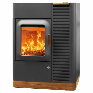 Hybridofen Austroflamm- Mo Duo Stahlfront 9 kW Kombiofen