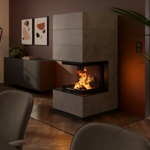 Kaminbausatz Spartherm SIM Arte U-50h 9,3 kW Beton natur